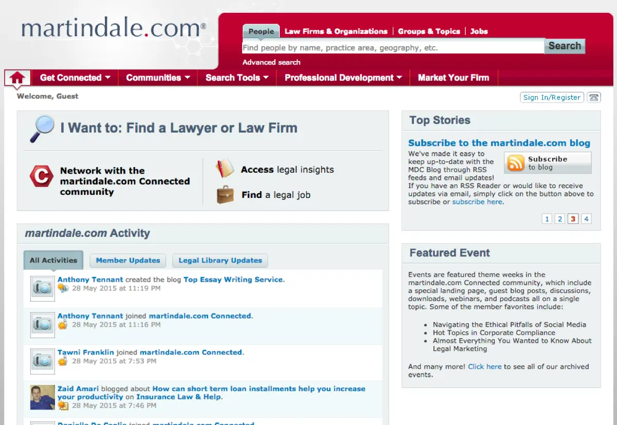 Martindale-Hubbell case study